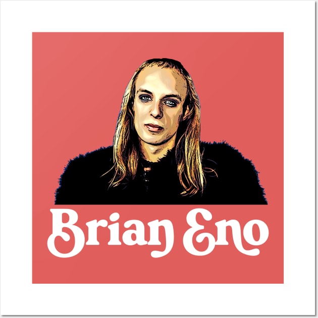 Brian Eno / Retro Design Wall Art by DankFutura